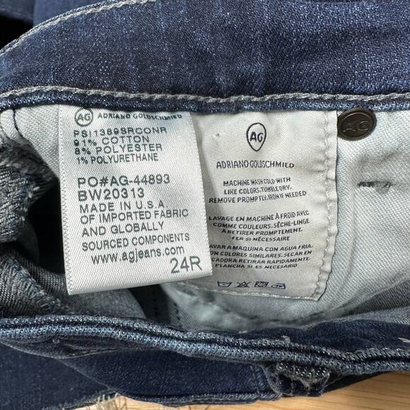 AG Adriano Goldschmied NWT The Legging Ankle Super Skinny Ankle Size 24R - Picture 8 of 13